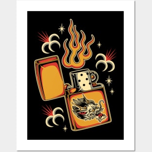 Dragon lighter Posters and Art